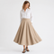 The Noble Edit Circular-Cut Midi Skirt
