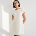 The Noble Edit Clean-Line Shift Dress