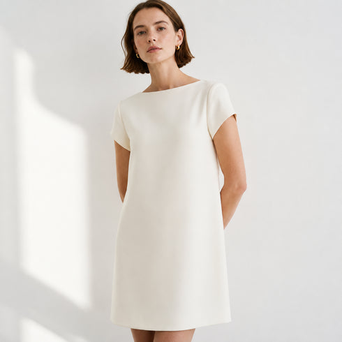 The Noble Edit Clean-Line Shift Dress