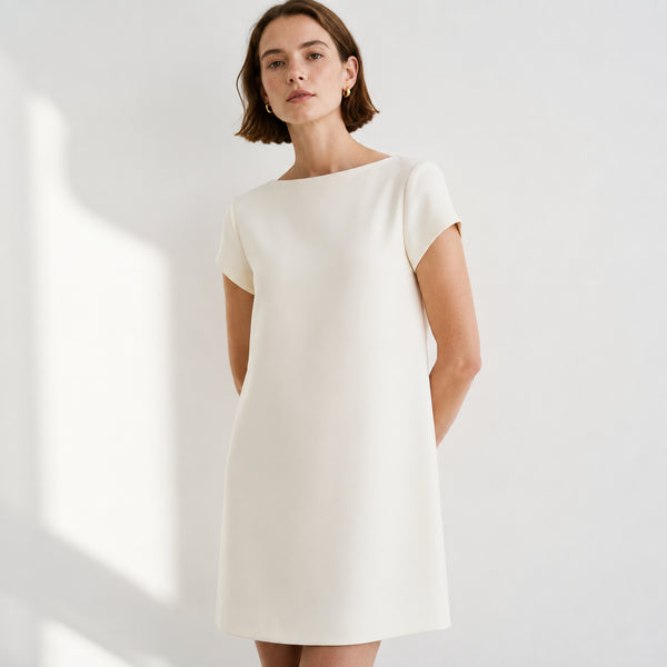 The Noble Edit Clean-Line Shift Dress