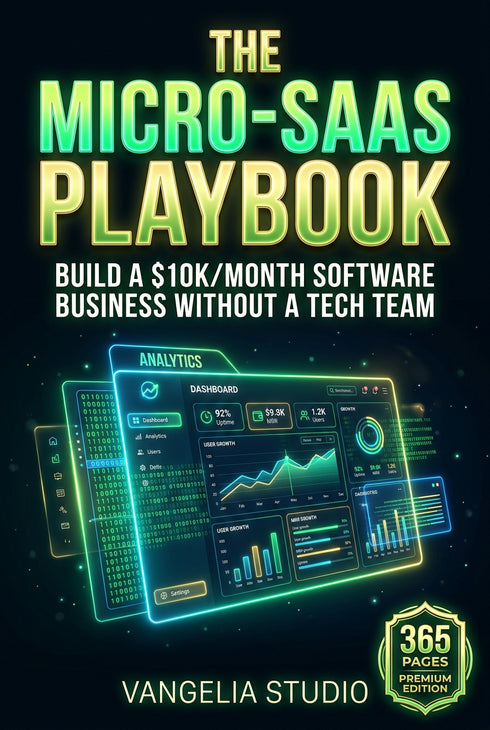 Micro SaaS Playbook - eBook Cover