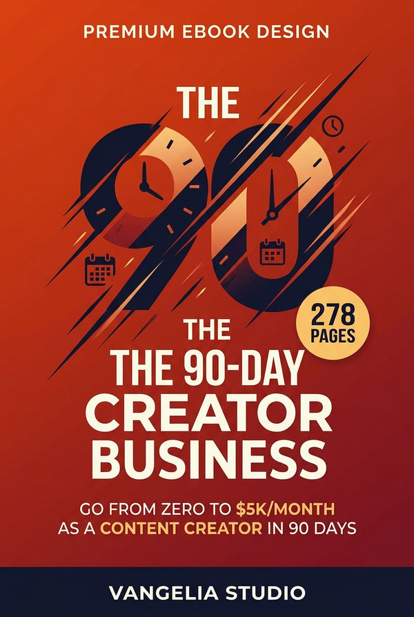 The 90-Day Creator Blueprint - eBook Cover