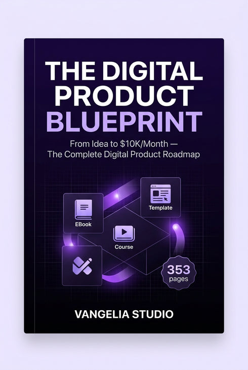 The Digital Product Blueprint - eBook Cover