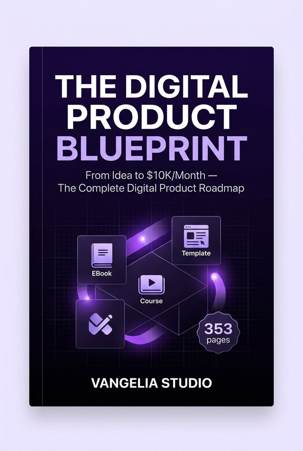 The Digital Product Blueprint - eBook Cover